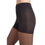 10 Denier Control Top Sheer Pantyhose for Women – Waist Sculpting Fit with Cotton Gusset - Image 3