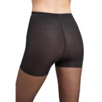 10 Denier Control Top Sheer Pantyhose for Women – Waist Sculpting Fit with Cotton Gusset - Image 4
