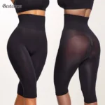 XS Seamless High-Waist Thigh Slimmer for Women – Long Leg Compression Body Shaper Panty