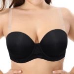 Push-Up Strapless Silicone Bra – Invisible Backless Bralette with Removable Anti-Slip Straps, Halter Style Plus Size - Image 5