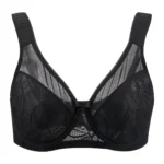 Lace Minimizer Bra – Non-Padded Underwire Adjustable Mesh Lingerie for Plus Sizes (34–44, B–F Cups) - Image 6