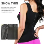 Double Compression Waist Trainer Vest – 17 Steel Bone Body Shaper Corset for Women - Image 3
