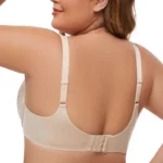 Plus Size Underwire Minimizer Bra – Full Coverage Seamless Unlined Everyday Support (Unpadded) - Image 2