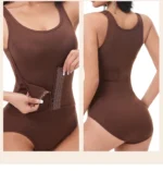 Women’s Double-Layer Shapewear Bodysuit – Tummy Control & Butt Lift Waist Trainer - Image 4