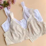 Lace Minimizer Bra – Non-Padded Underwire Adjustable Mesh Lingerie for Plus Sizes (34–44, B–F Cups) - Image 4