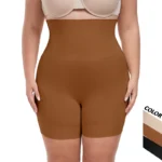 Women’s High-Waist Seamless Shapewear Shorts – Tummy Control, Thigh Slimming & Butt Lifter