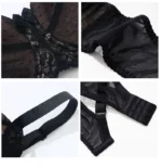 Lace Push-Up Minimizer Bra – Full Coverage Lightly Padded Underwire Lingerie (34–42, D–G Cups) - Image 6