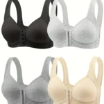 4-Pack Seamless Push-Up Bras for Women – Front Closure, Breathable & Comfortable - Image 6